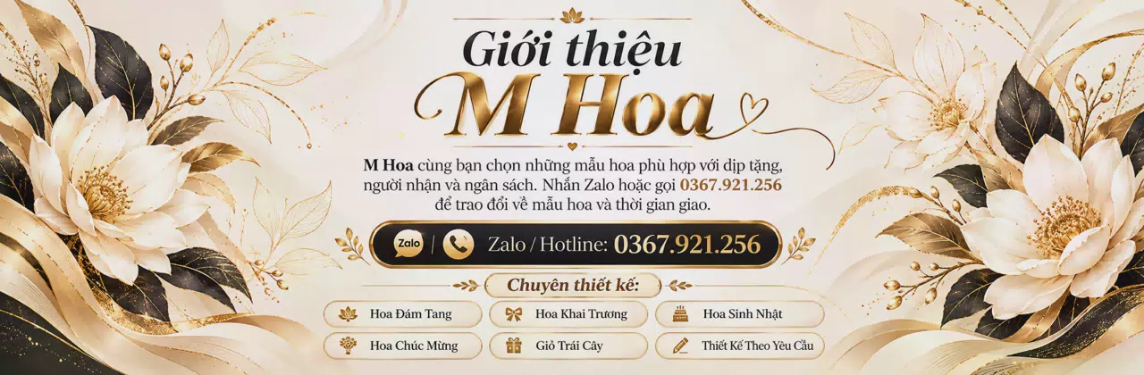 Ảnh bìa Shop hoa tươi Sa Đéc - Tư vấn mẫu hoa hợp ngân sách